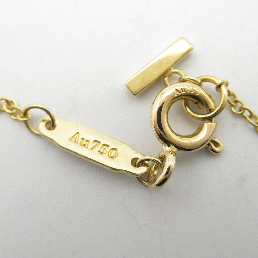 TIFFANY & CO. T Smile Necklace Small K18 Yellow Gold Gold - Picture 6 of 7